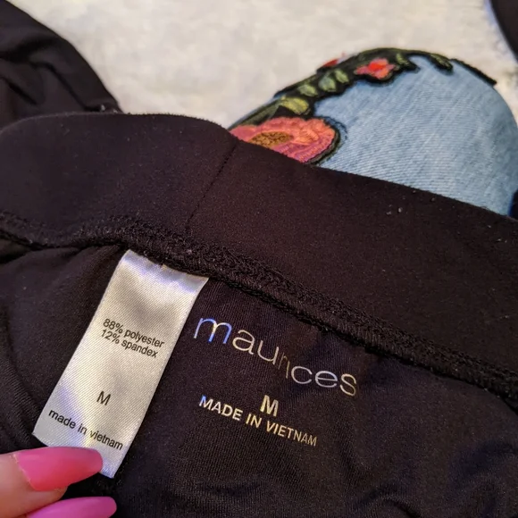 Maurices black leggings - Picture 13 of 14